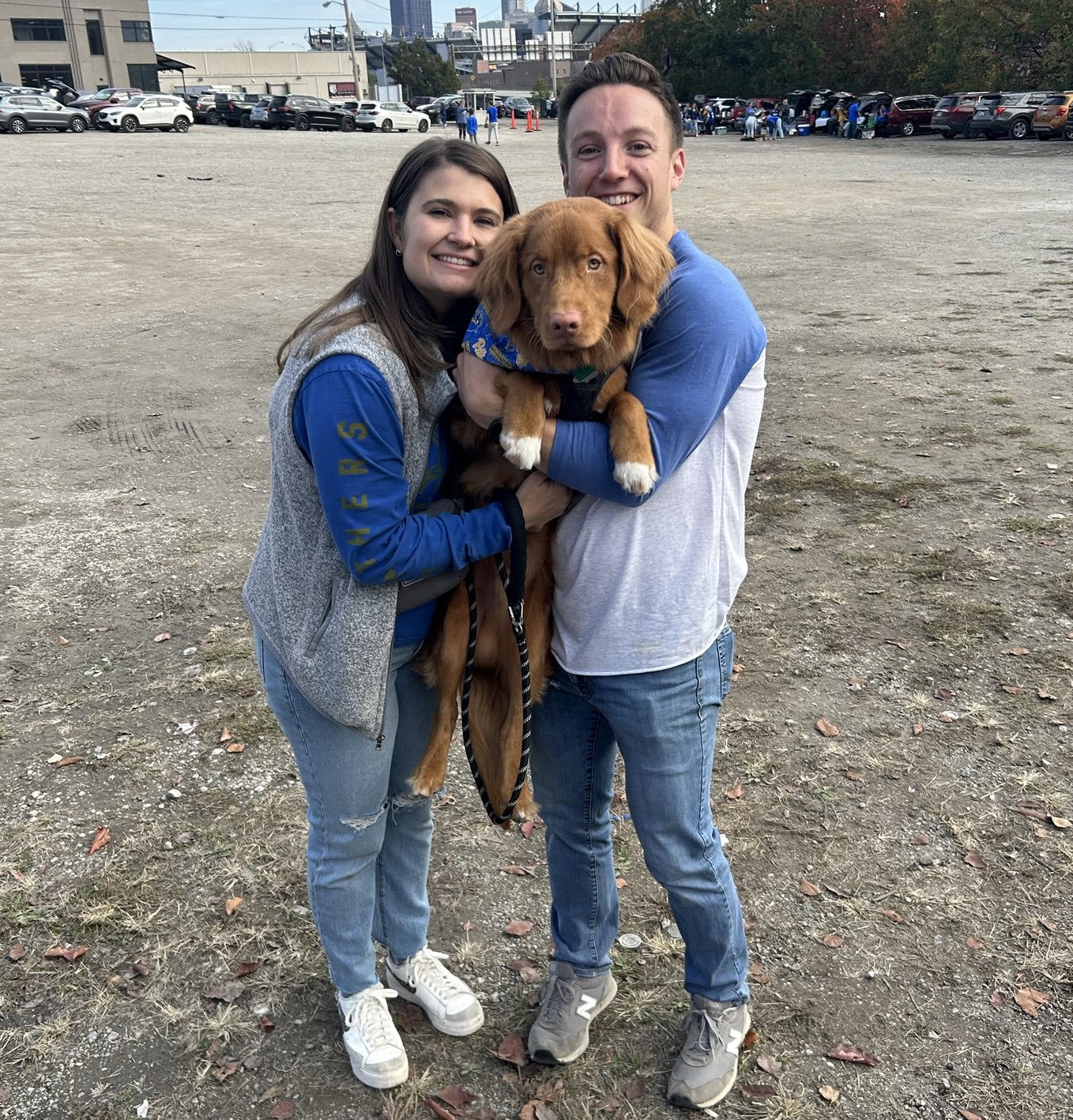 Rooney family picture at homecoming